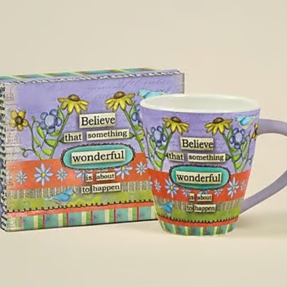 LANG Other - Lang Belieive Ceramic Café Mug 17 oz | Dishwasher & Microwave Safe | NIB